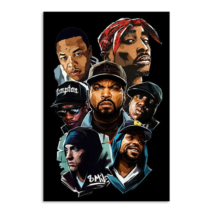 Full Square/Round Drill 5D Diamond Painting Hip Hop Rapper Canvas Painting  Wall Art 2PAC Picture Boys Room Decoration Pictures - AliExpress, image size:900x900