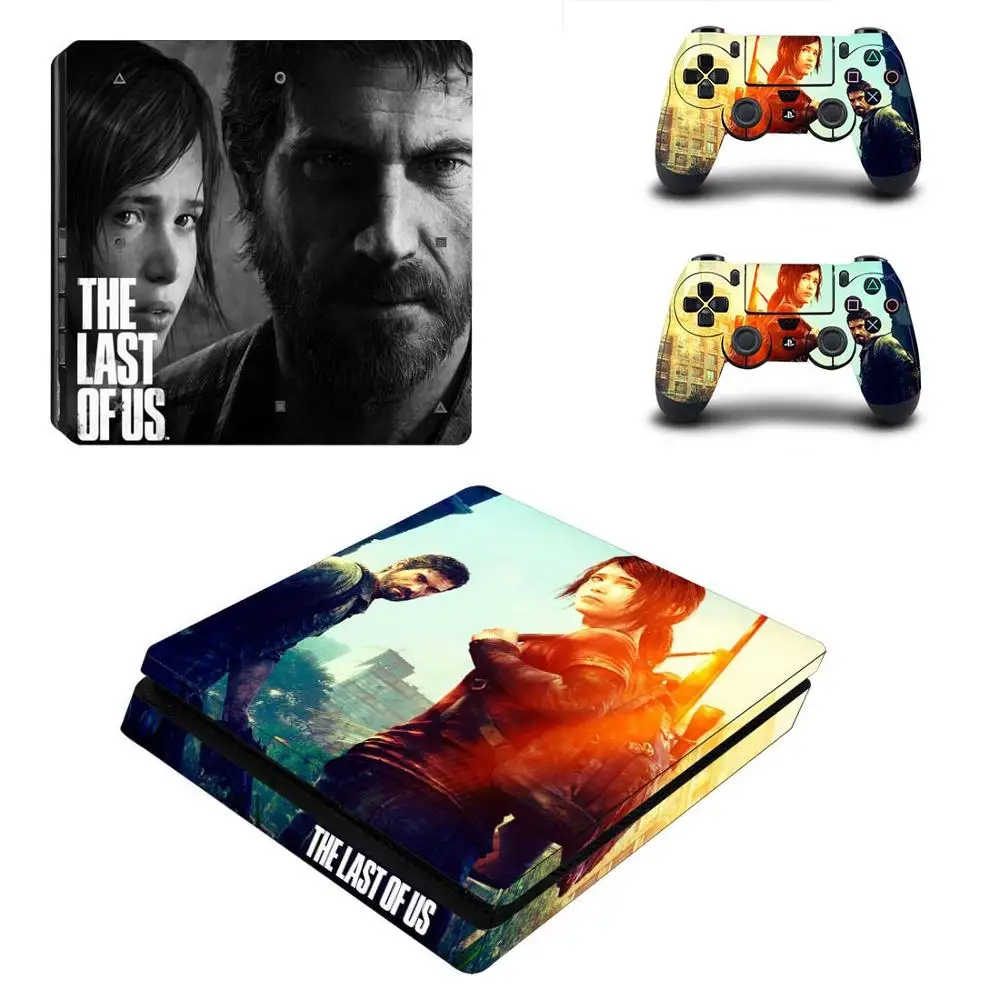 Последняя из нас тонкая защитная наклейка для PS4 Виниловая консоли и контроллера