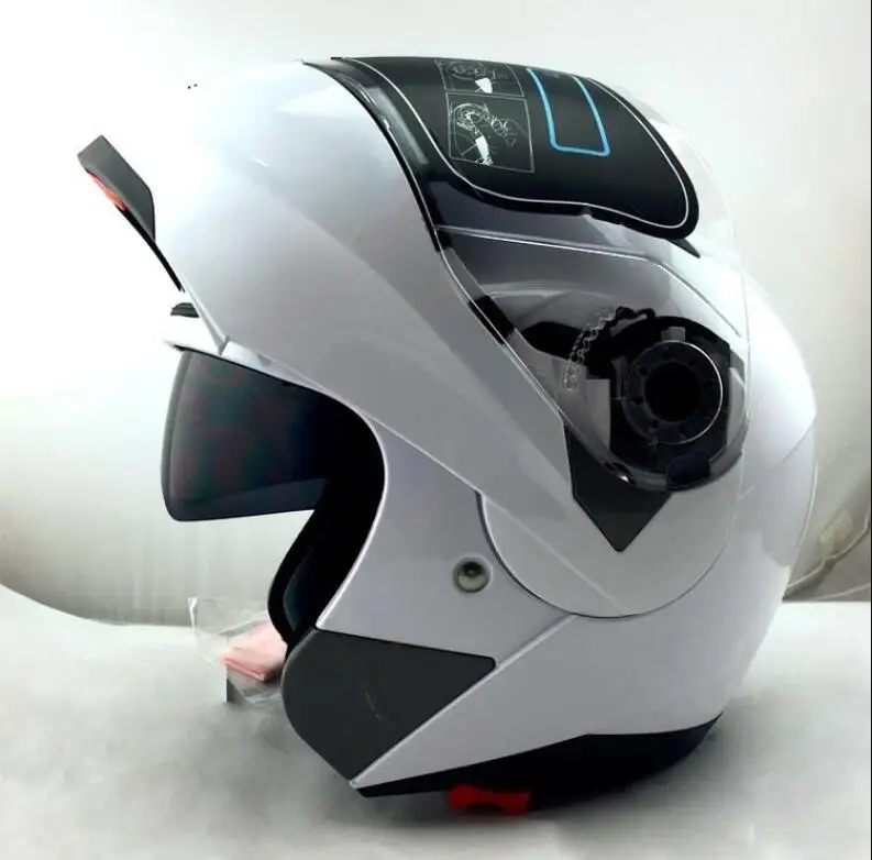 Безопасный флип мото rcycle шлемы Мото шлем крест мото rbike шлем с внутренним солнцезащитным козырьком JIEKAI-105