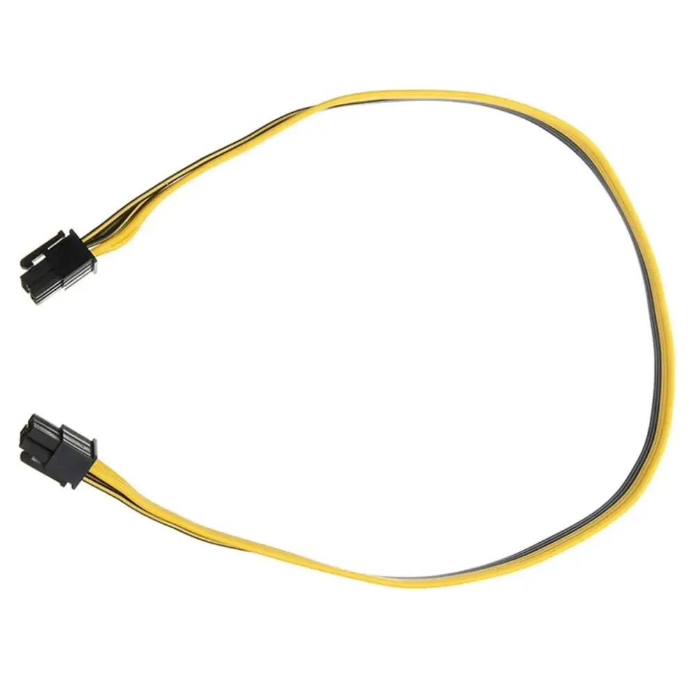 16AWG 6Pin PCI-E Male to Male Power Supply Cable for GPU Video Card ETH Ethereum Mining