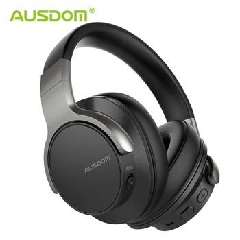 

Ausdom ANC8 Wireless Headphones Active Noise Cancelling with HiFi Stereo Bass 20h play time Over Ear Bluetooth Headphones