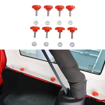 

Car Stylings 2Doors 4 Doors Roof Screw Top Screws for Jeep Wrangler JL JK 2007-2018 ABS Black/Red Car Interior Accessories