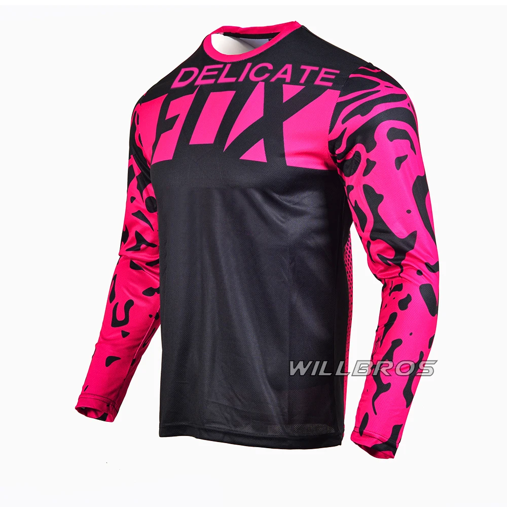 Men FOX Riding Jersey Short Sleeve T-shirts Motocross/MX/ATV/BMX/MTB Dirt Bike 
