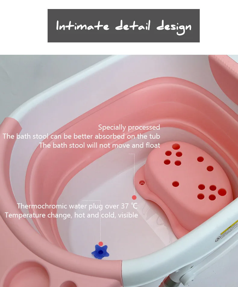 Детские ванночки для младенцев, детские складные ванночки, многофункциональная Ванна из алюминиевого сплава, большая ванна для роста 0-15