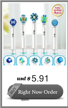 Oral B Electric Toothbrush Heads Replaceable Brush Heads For Oral B Electric Advance Pro Health Triumph 3D Excel Vitality 4pcs
