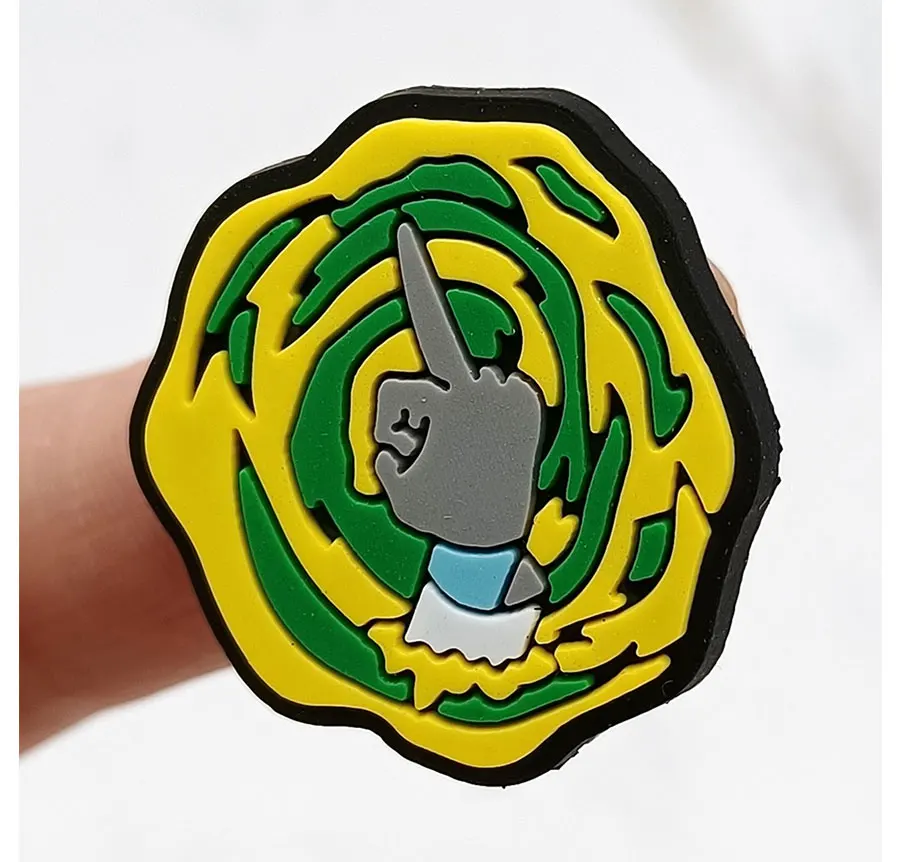 Dropshipping 1Pcs Cartoon PVC Shoe Charms Sandal Accessories Diy Fantasy Adventure Shoe Buckle Decoration Jibz For Croc Charms