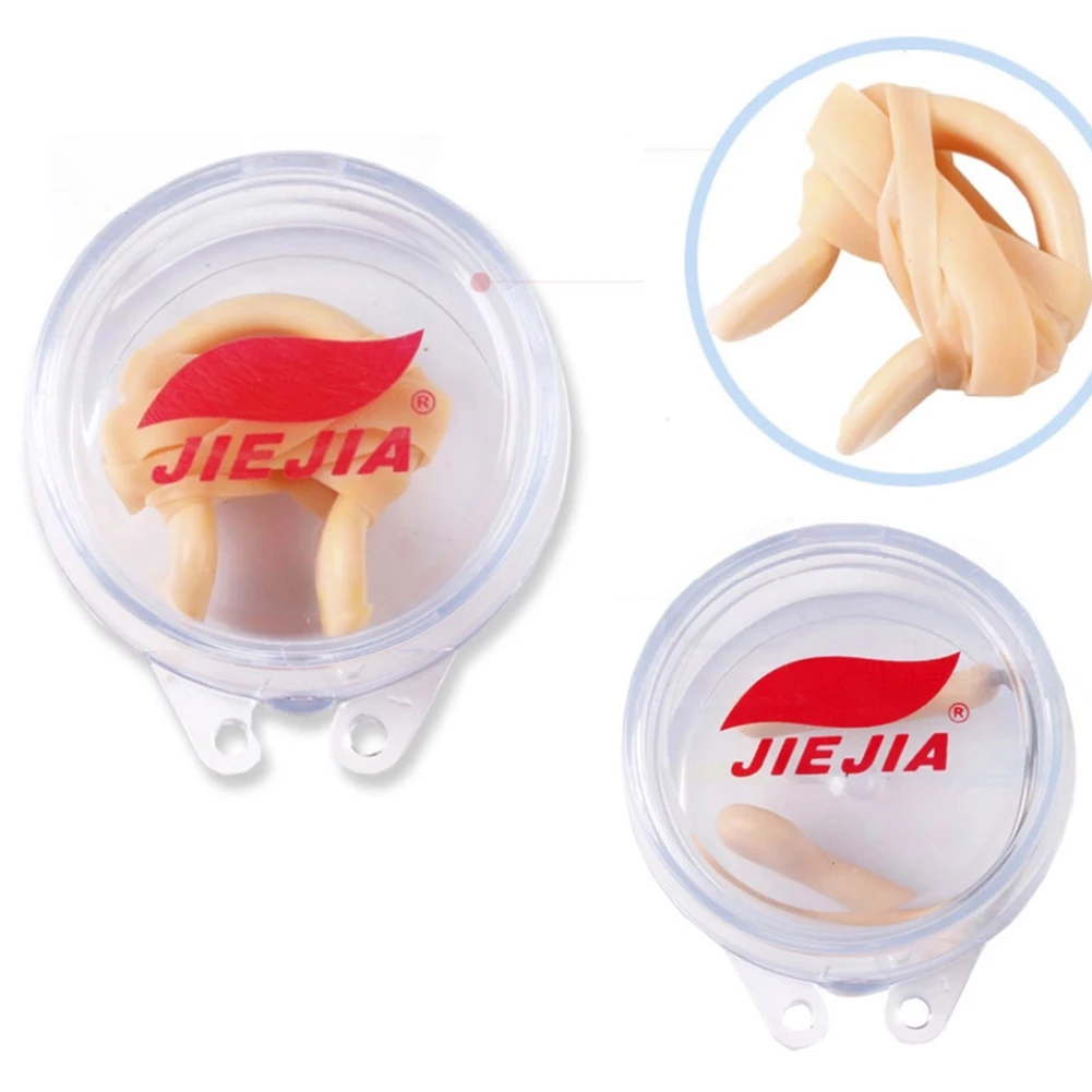 Многоразовый водонепроницаемый портативный для взрослых и детей мягкий с веревкой силиконовый спальный помощь водный спорт начинающих нос клип