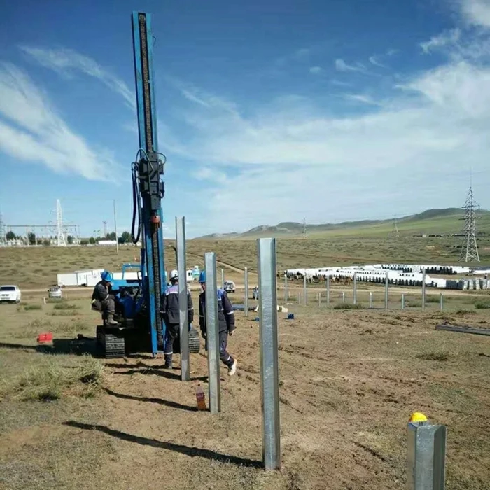 US $46.000.66 360 Degree Rotation Multifunction Hydraulic Pile Driver With Double Drilling Head Hammer Head