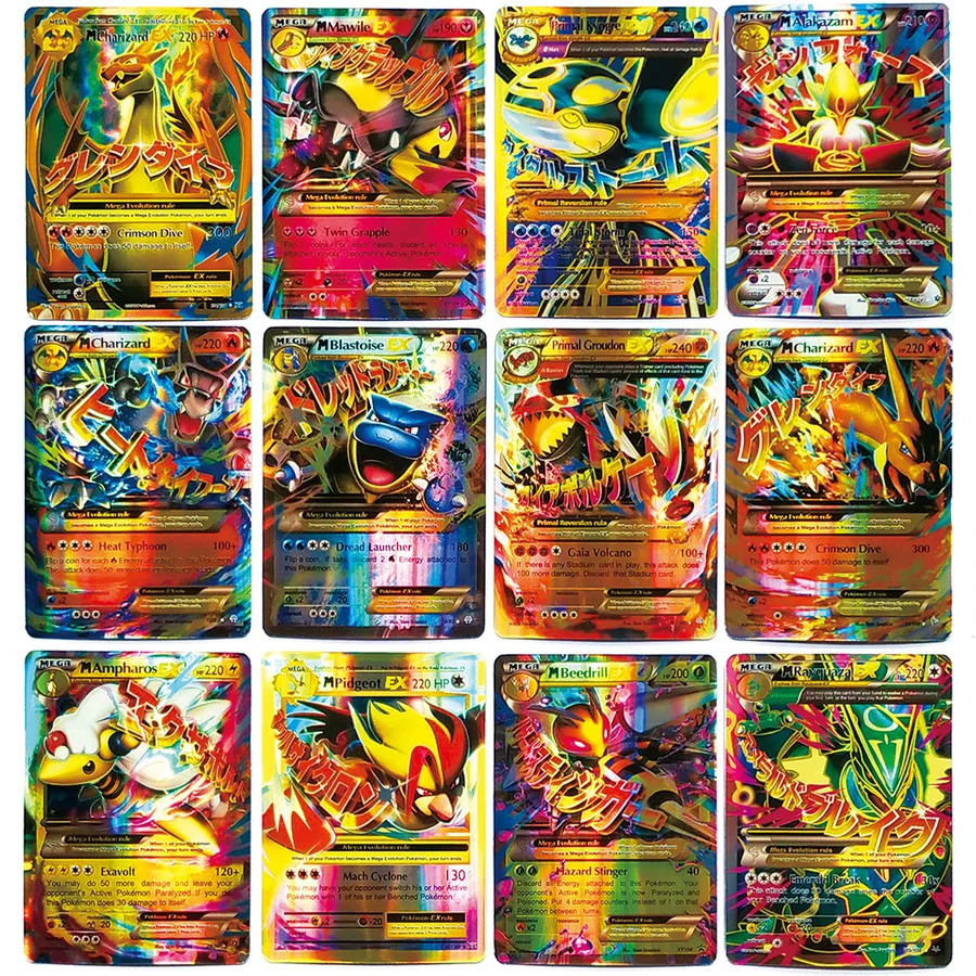 Takara Tomy Сияющий Покемон карты TCG Мега GX экс энергетический тренажер игрушки для детей энергетическая битва торговая карточная игра флэш-карта