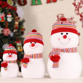 

Christmas Snowman Dolls Small and Medium Bubble Snowman Family of Three Christmas Decorations Christmas Gifts