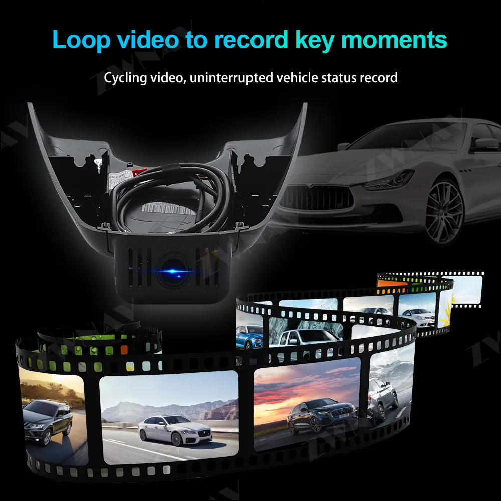 Скрытый Тип HD рекордер для вождения, предназначенный для Benz GLK GL 2012- DVR Dash cam Автомобильная фронтальная камера WIfi
