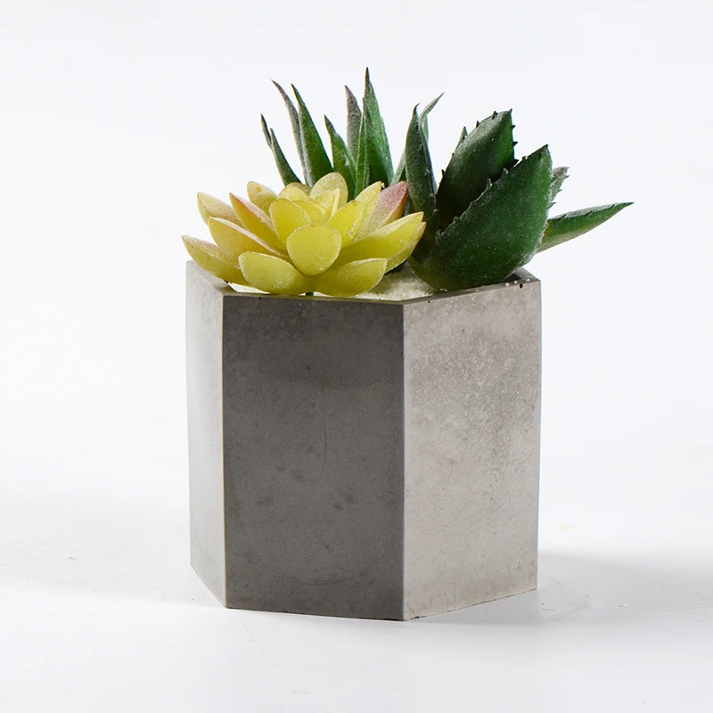 

Concrete Planter Mold Cement Flower Pot Silicone Mould Handmade Pen Holder Desktop Decorating Tools