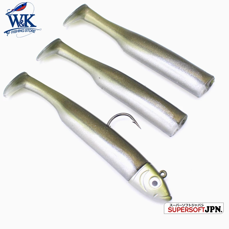 Маленькая Мягкая приманка 95 мм JIG KIT 12 г 1/0 джиг наживка 6 цветов распродажа для