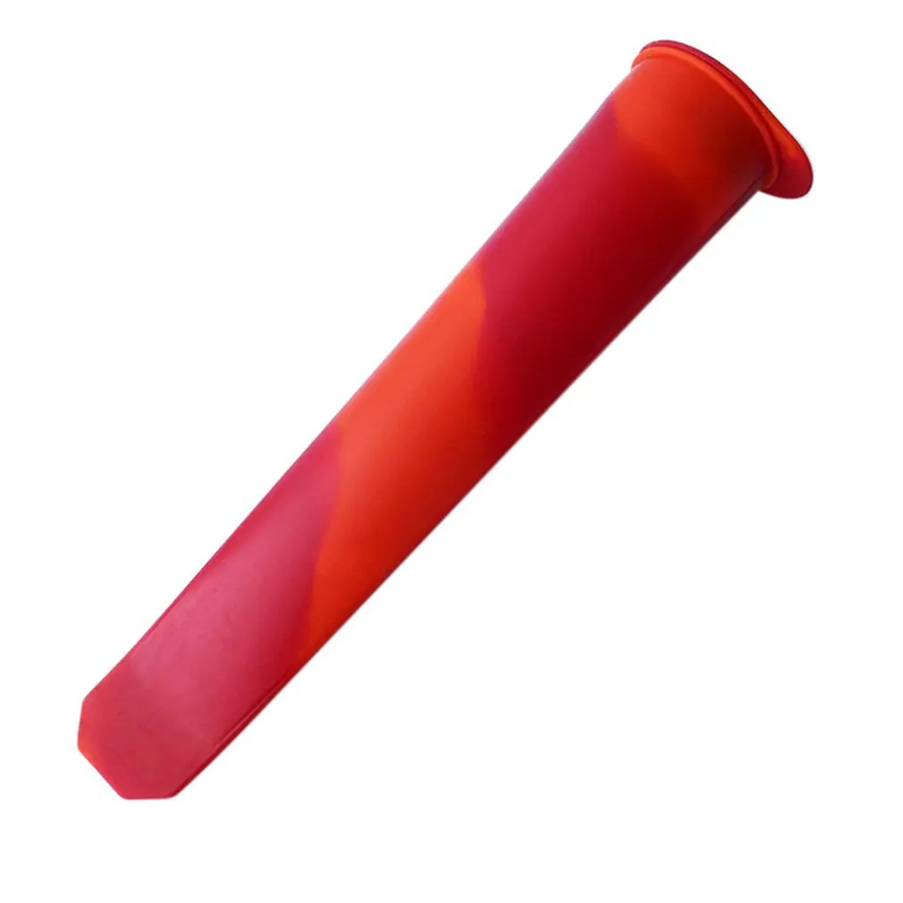 Силиконовая ледяная решетка с крышкой смешанные цвета фруктовое мороженое пищевой силиконовая форма для Фруктового мороженого на палочке кухонные принадлежности