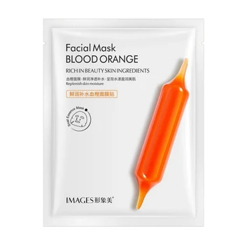 

10 Pcs Blood Orange Moisturizing Mask Moisturizing Shrinking Pore Firming Skin Anti-Aging Mask Box