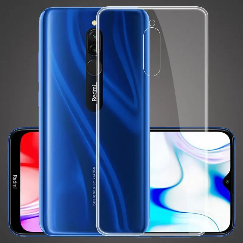 Transparent Silicone Case For Xiaomi Redmi Note8T 7A 8A for Note 8 7 Pro Note8 Note7 K20 Soft TPU Back Cover Capa |
