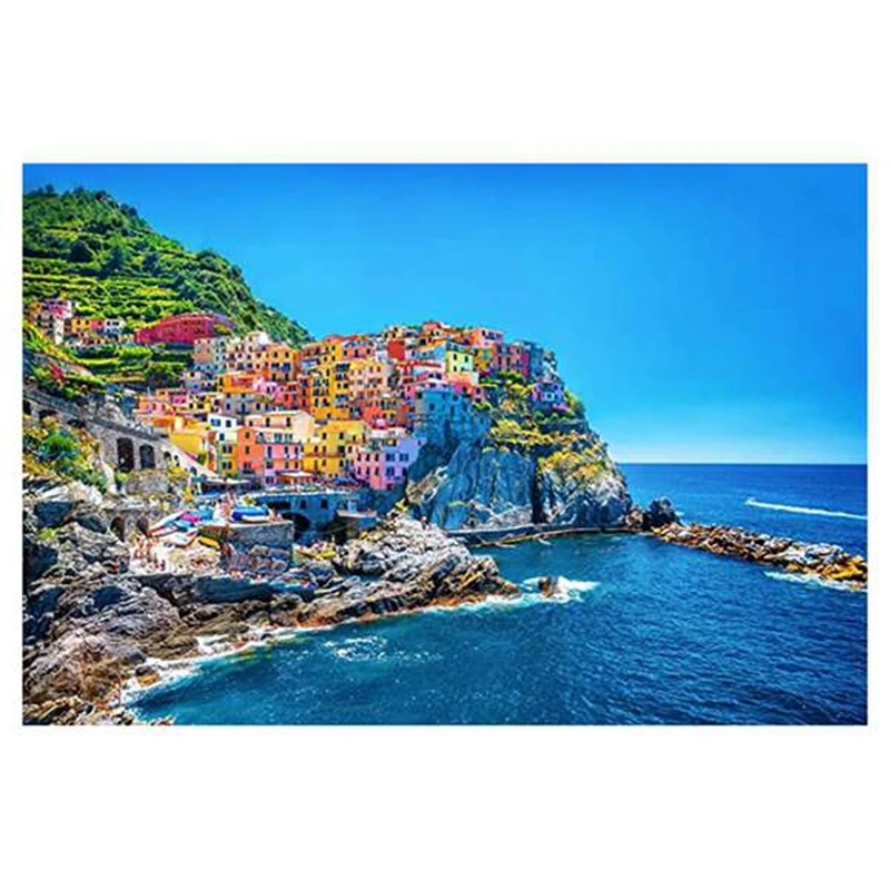 

1000 Pieces of Paper Puzzles for Adults and Children,Painting Landscape Big Jigsaw Puzzle Toy Gift