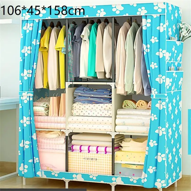 Version J Ropero комод Moveis movei Per La Casa Tela Armario De Almacenamiento Gabinete шкаф Guarda Roupa Mueble гардероб - Цвет: Version J