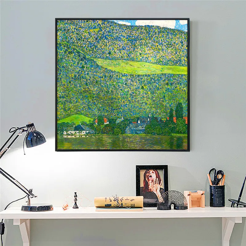 Litzlberg на озере Attersee Густава Климта Пейзаж маслом на холсте настенные художественные картины для домашнего декора гостиной