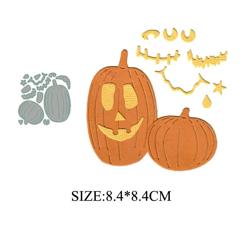 LLove CCraft Pumpkin & face 2019 новые металлические режущие штампы для скрапбукинга