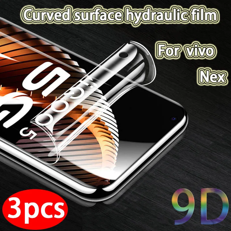 3 pcs screen protectors High-definition full-screen protective film suitable for vivo nex3 hydraulic toughened mobile phone | Мобильные