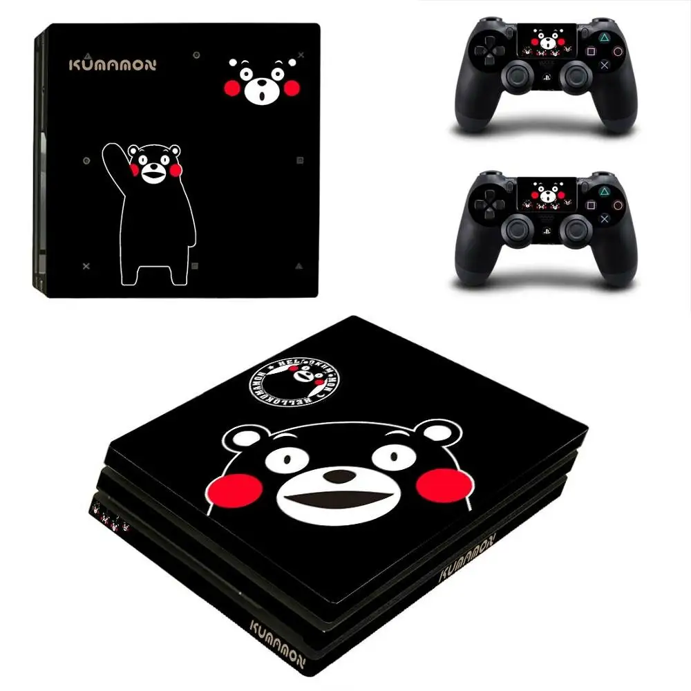 YSP4P-0501 Kumamon PS4 Pro sticker s PS 4 Play station 4 Pro наклейка для кожи Pegatinas для playstation 4 Pro консоль и контроллер - Цвет: YSP4P-0501