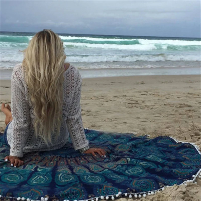 Beach shawls and wraps summer scarf women shawls designer scarf women luxury brand scarf Circle shawls pareos de playa muje