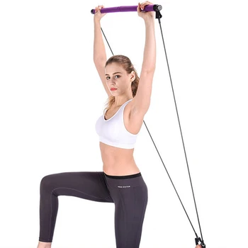 

2020 90cm Yoga Pull Rope Elastic Resistance Bands Fitness Exercise Tubes Practical Training Rubber Tensile Expander