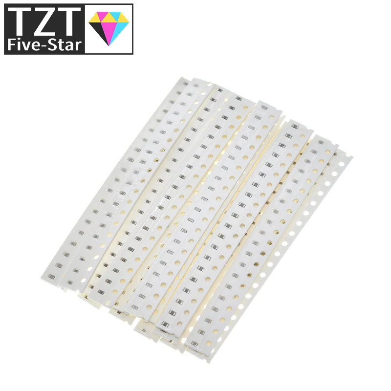 TZT 1/3BAG 0603 SMD-Kondensator-Sortiment, 16 Werte*20 Stück=320 Stück 10PF-22UF Musterset – Detail 2