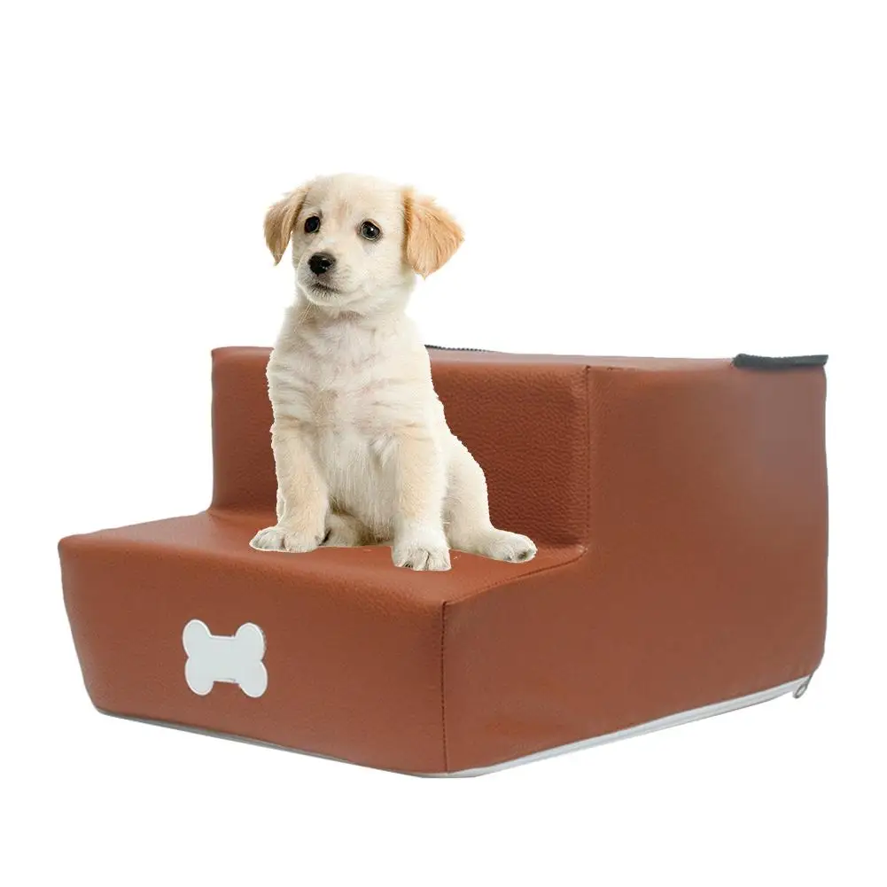 C Dog Stair Pet Stairs Step Pet Climbing Sponge Mesh Step 2-layer Dog Pet Stair Step Cloth Cover Can Be Removed And Washed - Цвет: C