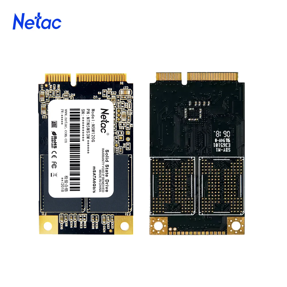 Жесткий диск Netac msata SSD 120 ГБ 240 480 ssd Внутренний твердотельный накопитель для