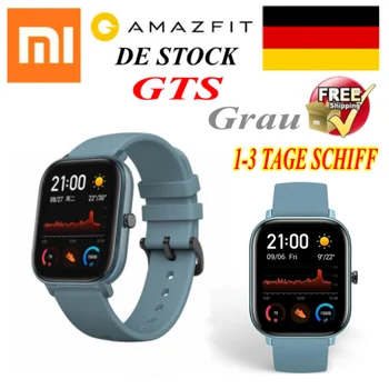 

XIAOMI Global Version Amazfit GTS Smart Watch 5ATM Waterproof Swimming Smartwatch14 Days Battery Music Control for Android Phone