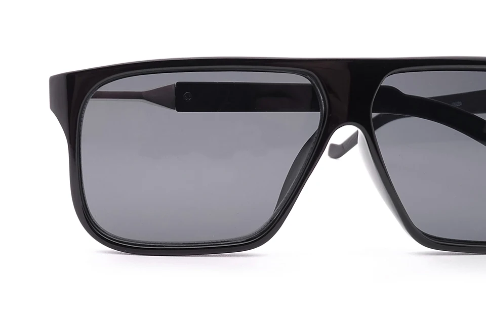 OVZA очки для вождения Мужские солнцезащитные очки с плоским верхом Стильные прямоугольные черные очки S6095P