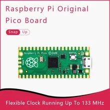 Raspberry pi pico uma placa minúscula, rápida e versátil construída usando rp2040 duplo-núcleo arm Cortex-M0 + processador com 264kb ram