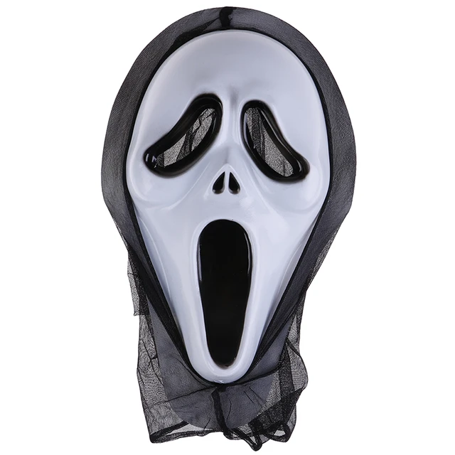 Spaceship Bemyndigelse kobling Halloween Ghost Face Mask Horror Screaming Grimace Mask For Adult Scary  Cosplay Prop Carnival Masker Fancy Party Decor - Gags & Practical Jokes -  AliExpress