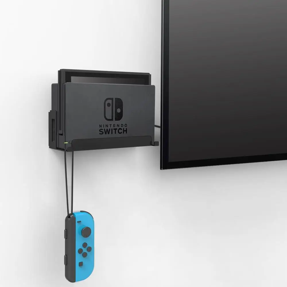 Montagem de Parede para Nintender-o Compatível com a Versão Atrás da tv Economia de Espaço Monzlteck Switch Oled Perto ou - Image 6