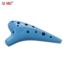 QI Мэй QMT-2 сопрано C 12 отверстий Окарины ABS Окарины s духовой инструмент с музыкальная Партитура и защитная сумка для начинающих детей