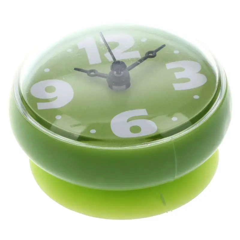 Waterproof 2.75'' Bathroom Bath Shower Clock Watch Clear Suction Home