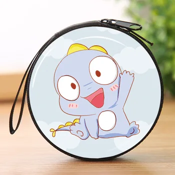 

Korean fashion tinplate square earphone cable storage box cartoon doll zero wallet cute children's coin storage bag