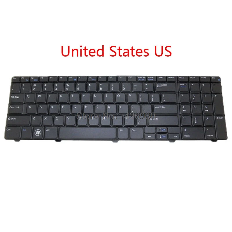 Ноутбук RU PO US BE клавиатура для DELL Vostro 3700 V3700 Русский Португальский английский