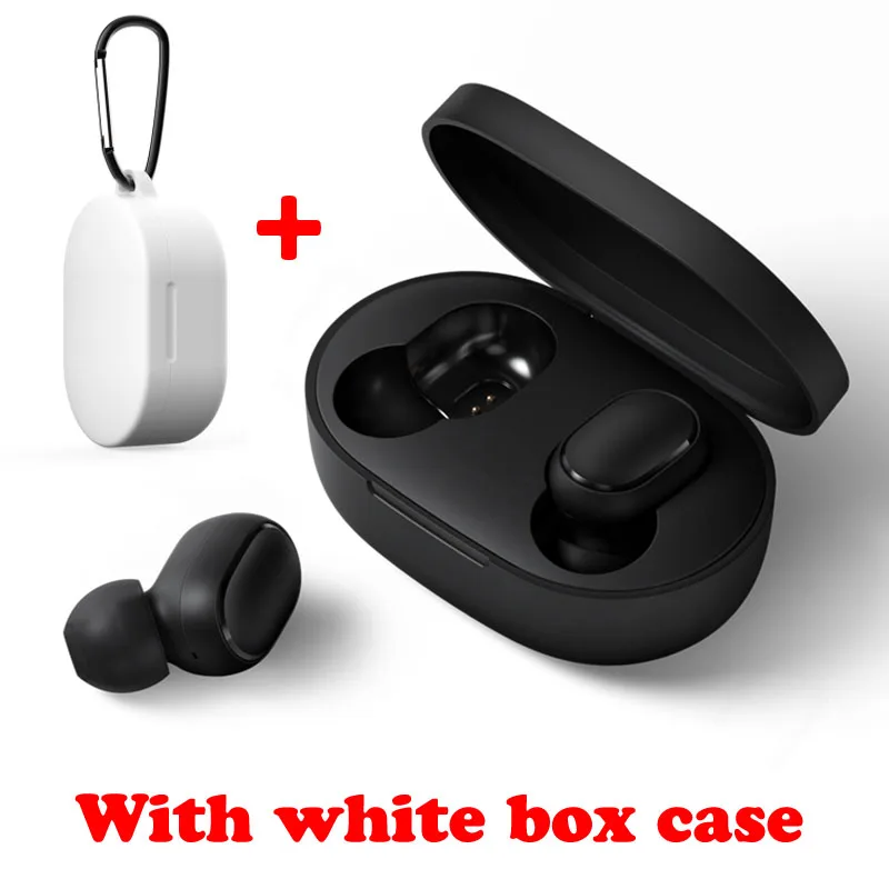 Xiaomi Redmi Airdots True беспроводные bluetooth наушники TWS 5,0 xiaomi Air Airdots pro гарнитура DSP с микрофоном - Цвет: with white case