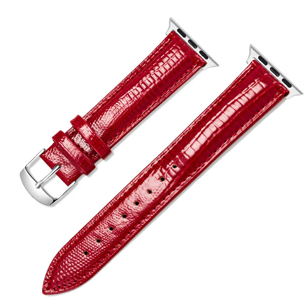 Ремешок из натуральной кожи для apple watch band 42 мм 44 сменный Браслет 4 5 38 40 iwatch