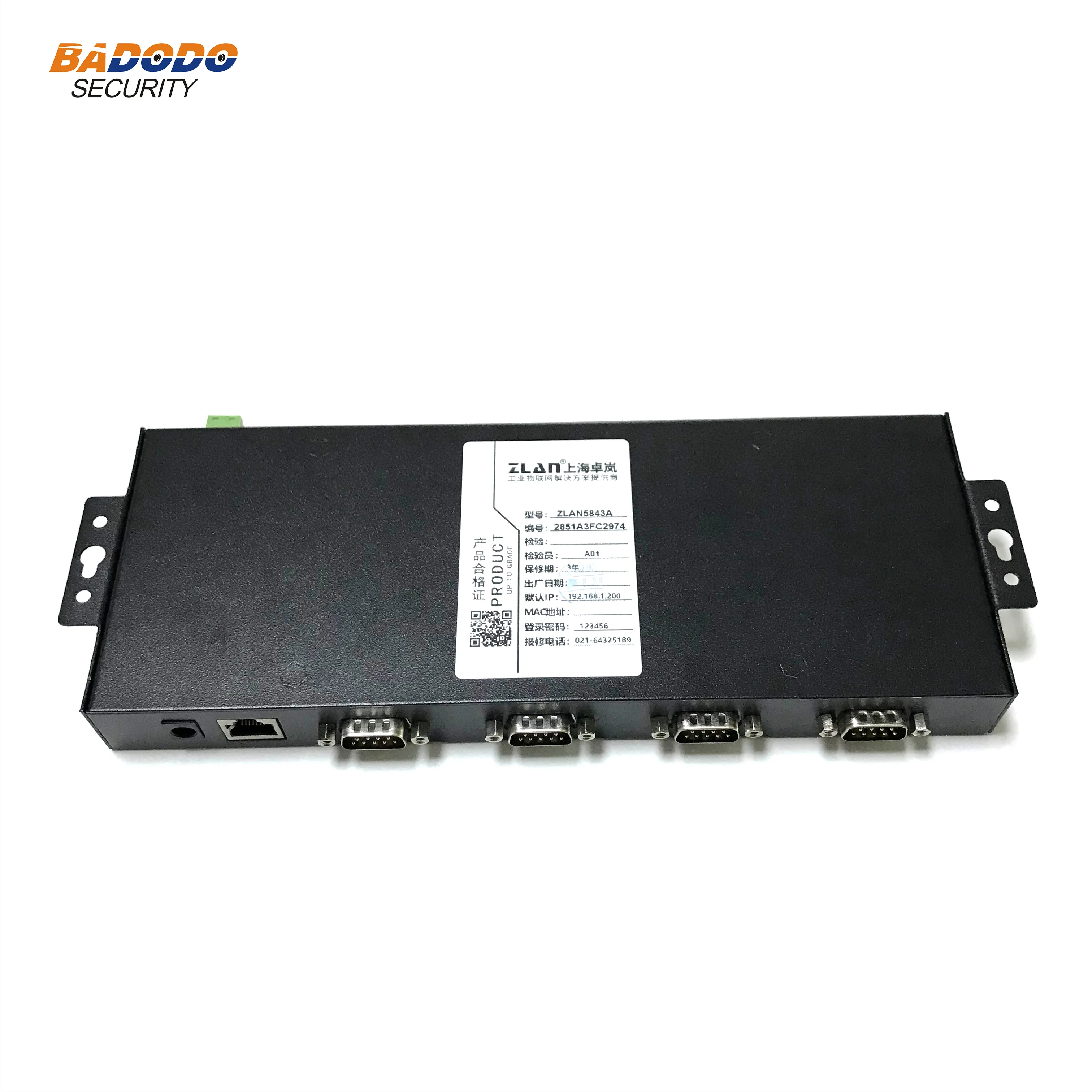 ZLAN5843A сервер для устройств с последовательным интерфейсом 8 портов Конвертер протоколов для RS232/485/422 И TCP/IP, поддержка расширения заменить ZLAN5800/5840