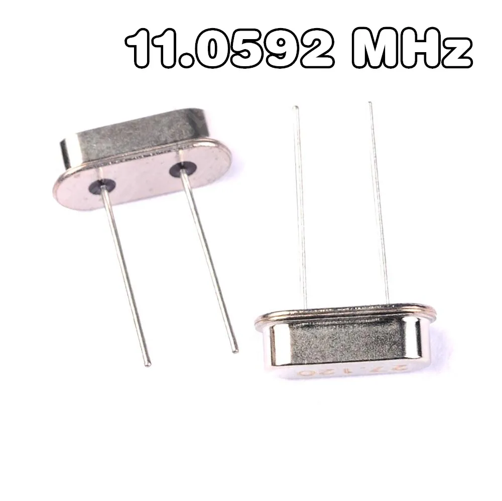 10 шт. HC-49S 11,0592 м 11,0592 МГц 11,0592 Кварцевый резонатор HC-49S