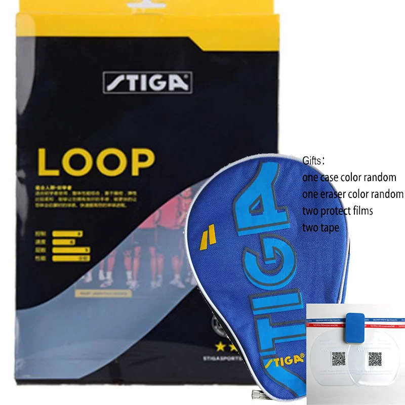 Оригинальный комплект ракеток для настольного тенниса STIGA LOOP 2 звезды всех