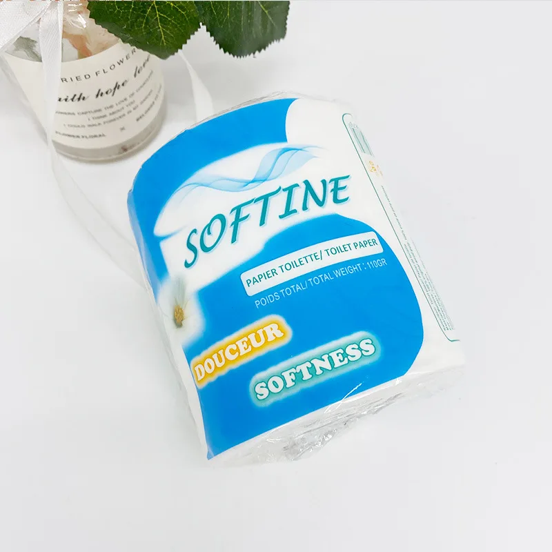 

Softine sanitary tissues cross-border e-commerce paper roll paper small grams of heavy tissue tissue for export