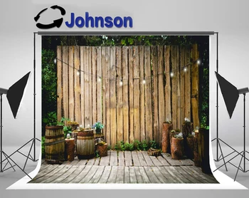

Discount Retro Garland Luminous Bulbs Decor Pots Flowers Candle Stage background Computer print party backdrops