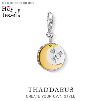 

Charm Pendant Moon & Stars,2019 Autumn Universe Europe Jewelry For Women Men Trendy Gift In 925 Sterling Silver Fit Bracelet