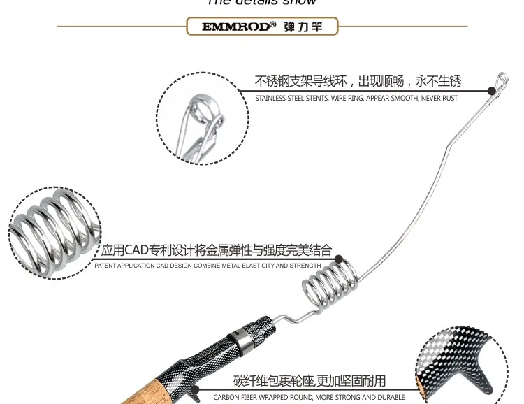 Катер/Плот Удочка рок-удилище MQ CoilStainless портативное Литье удочка рыболовные снасти Морская Удочка приманка удилище для подледной рыбалки