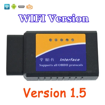 

WIFI OBD2 / OBDII V1.5 / V2.1 for Android IOS Auto Diagnostic Scanner Tool